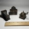 Miniature Pencil Sharpeners & Miniature Dresser Figurine with Removable Drawers