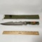 Large U.S.A. Saber Knife with Sheath