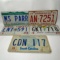 Lot of Misc License Plates