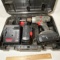 Porter Cable Cordless Drill Set in Case