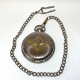 Masonic Collectible Pocket Watch & Fob
