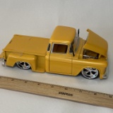 1955 Yellow Replica Chevy Stepside Pickup SCALE 1/24 Truck
