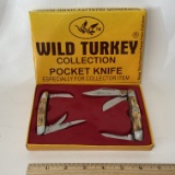 Wild Turkey Pocket Knife Collection in Box