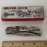 Silver Duck Wildlife Series Pocket Knife with Box