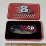 Dale Earnhardt Jr Pocket Knife in Collectible Case