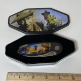 John Wayne Pocket Knife in Collectible Tin
