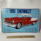 Metal 1955 Chevrolet Sign