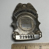 Burns Security Officer Badge Pin