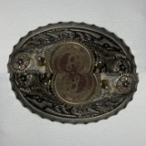 Vintage Silver Tone “G” Belt Buckle