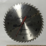 Sears, Roebuck & Co. Craftsman Tools Saw Blade Shop Wall Clock