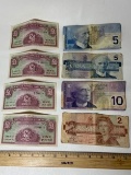 Lot of British Pounds & Canadian Money