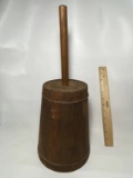 Vintage Small Wooden Churn
