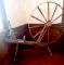 Primitive Wooden Spinning Wheel