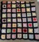 Vintage Hand Crocheted Granny Square Afghan