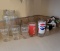 Lot of Vintage Items including Coke and Pepsi Glasses