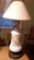 Vintage Frosted Glass Table Lamp