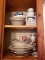 Cabinet Lot of Vintage Dishes