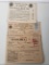 Set of 3 WWII Ration Books