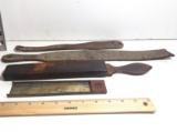 Antique Leather Strops & Misc Tools