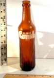 Vintage Amber Orange Crush Bottle