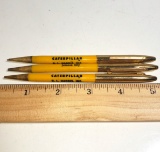 Lot of 3 Vintage Caterpillar Advertisement Pens