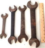 Lot of 4 Antique Wrenches