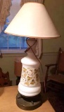 Vintage Frosted Glass Table Lamp