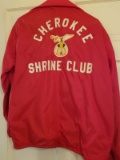 Cherokee Shriners Club Jacket Size Large