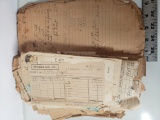 Ledger and Receipts From 1929