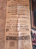 Gaffney Ledger WWII Headlines