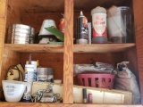 Contents of Utility Room Cabinet