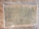 1949 Fort Jackson Laminated Map