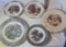 Lot of Vintage Currier & Ives Plates