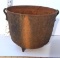 Antique Gate Marked Cast Iron 3 Leg Bean Pot 