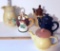 Assorted Collection of Vintage Teapots