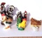 Vintage Rooster Collection, Salt and Pepper, Toothpick Holder, Figurines