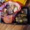 Tote Full of Canning Jars, Rings and Lids