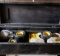 Wood Tool Box Containing Assorted Tape