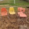 Vintage Retro Cafeteria Chairs