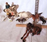 Lot of Vintage Horse Figurines