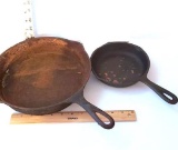 Vintage Cast Iron Pans No 3,8