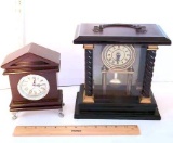 Pair of Battery Operated Clocks Desk Clocks