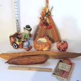 Lot of Fall Decorative Items