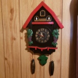 Eleco Plastic Battery Operated Cuckoo Clock