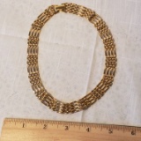 Napier Vintage Chain Link Gold Tone Necklace
