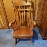 Vintage Wooden Rocking Chair by Virginia House
