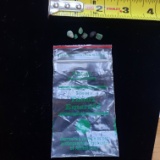 Lot of 6 Tiny Emerald Stones