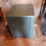 Green Metal Cabinet