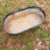 Large Galvanized Wash Tub