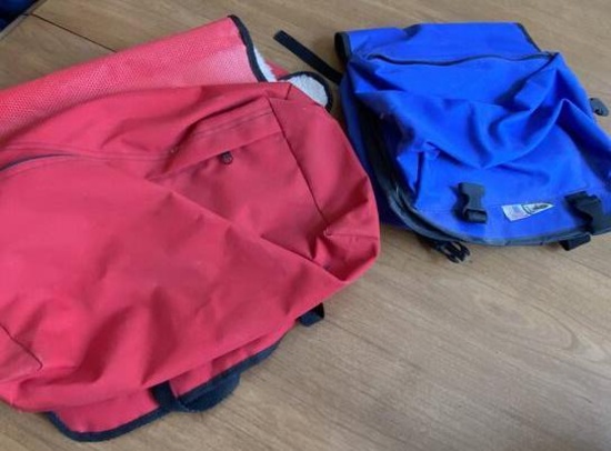 Pair of Large Dog Saddle Bags For Storage on Hikes